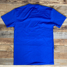 Load image into Gallery viewer, Men&#39;s White Logo Tee // Cool Blue
